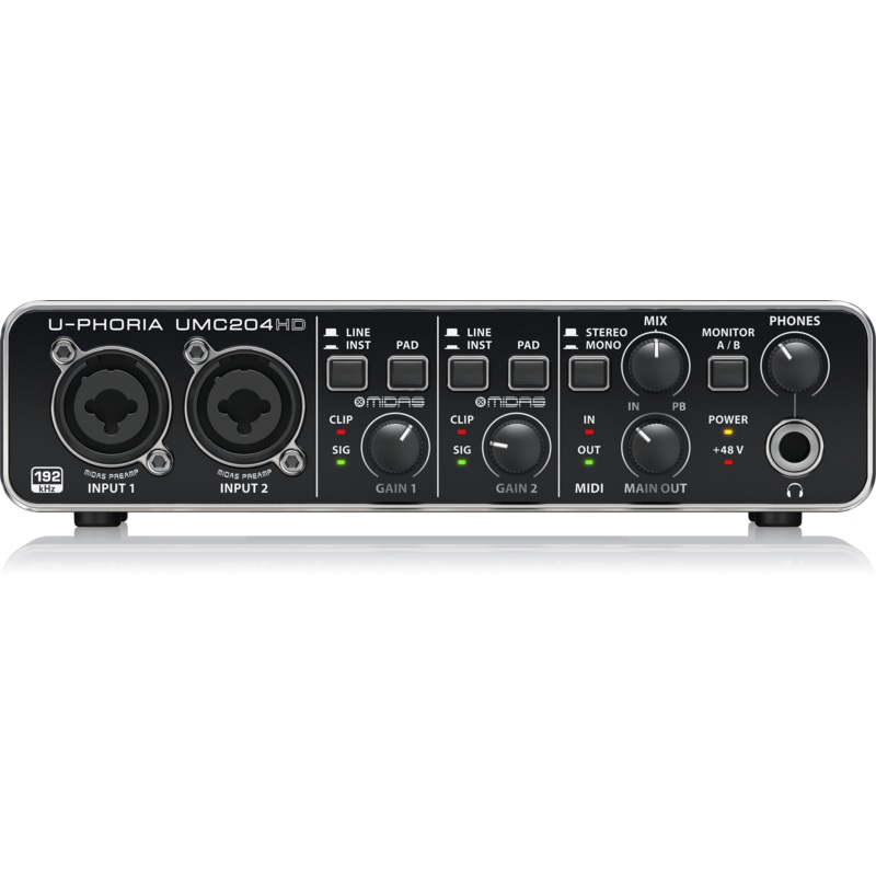 Behringer UMC204HD USB Audio Interface