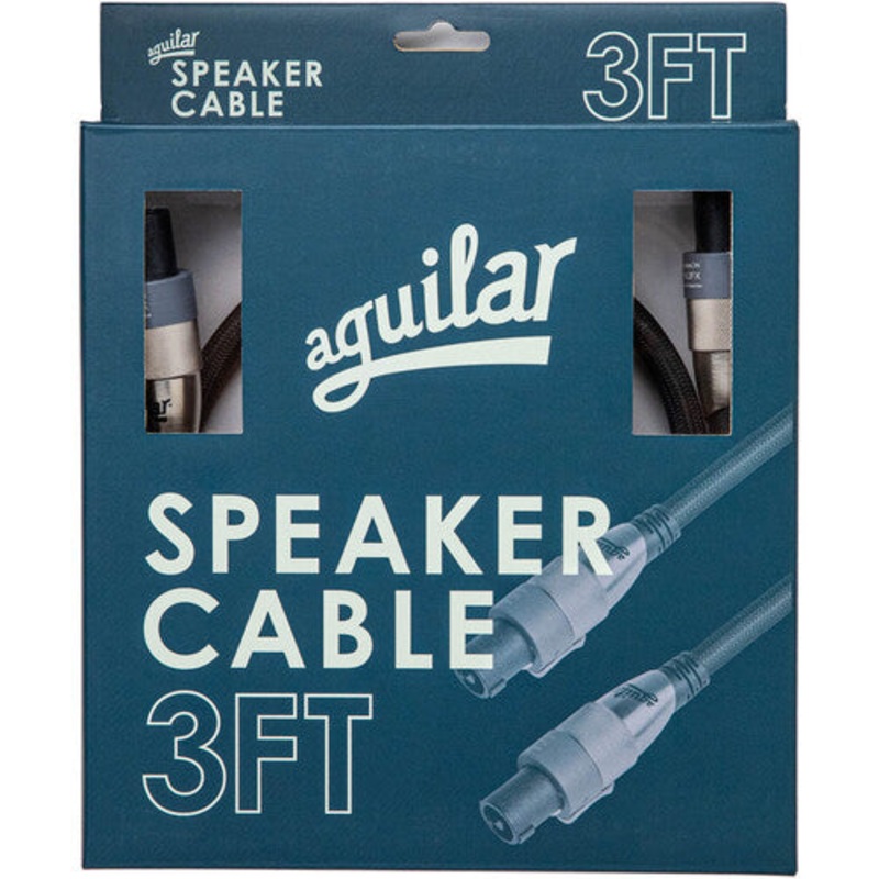 Aguilar AGSPK3 Speaker Cable with Speakon Connectors – 3′