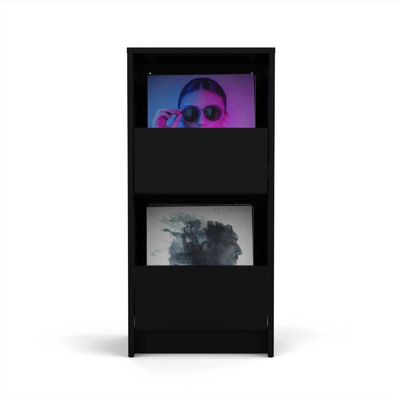 Glorious VINYL VAULT With Drawers (Black)