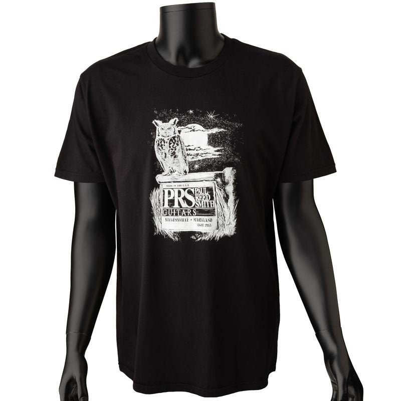 PRS Owl Vignette Stevensville Tee – Large (Black)