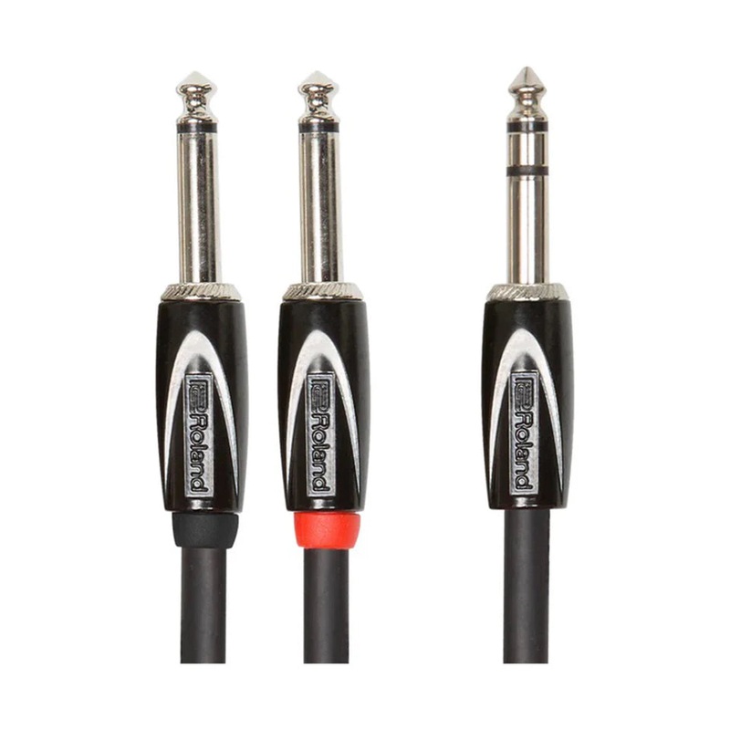 Roland RCC-5-TR28-V2 1/4 To Dual 1/4 Cable – 5′
