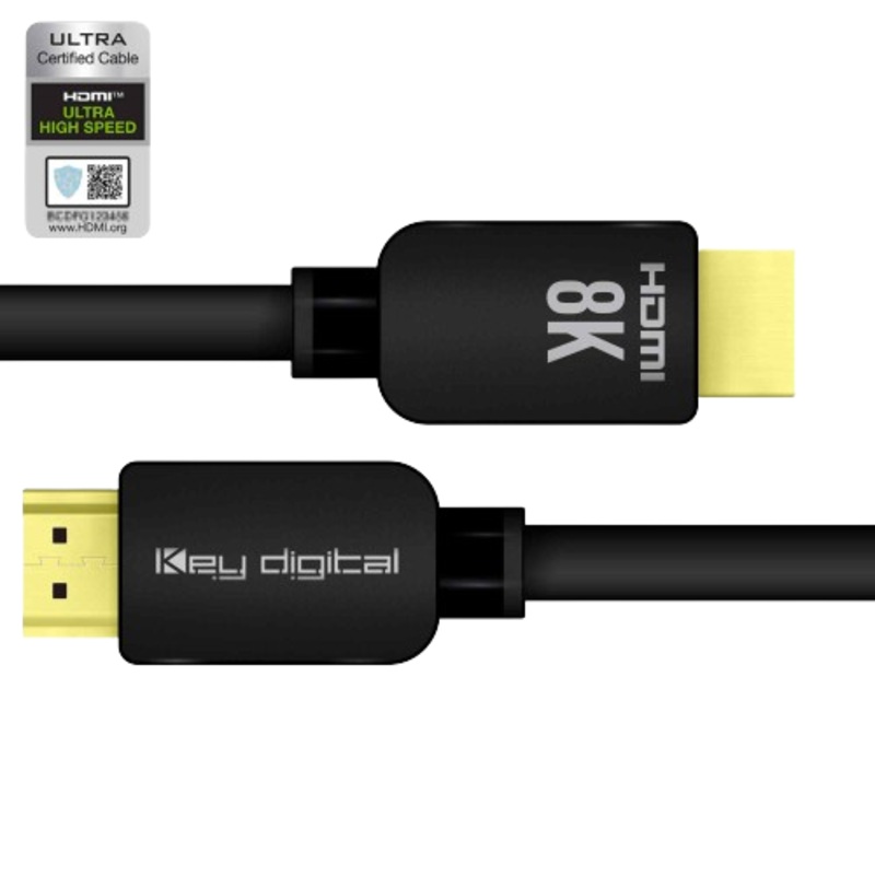 Key Digital KD-Pro8K10BX Ultra High Speed HDMI Cable – 10′