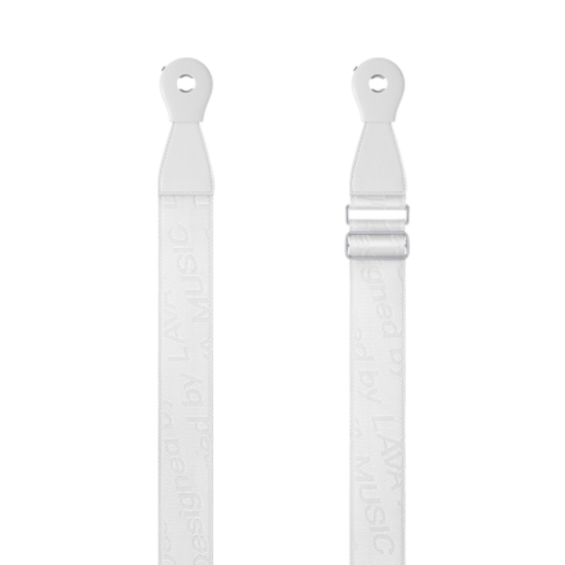 Lava Music IDEAL STRAP 2 Guitar Strap (Woven White)