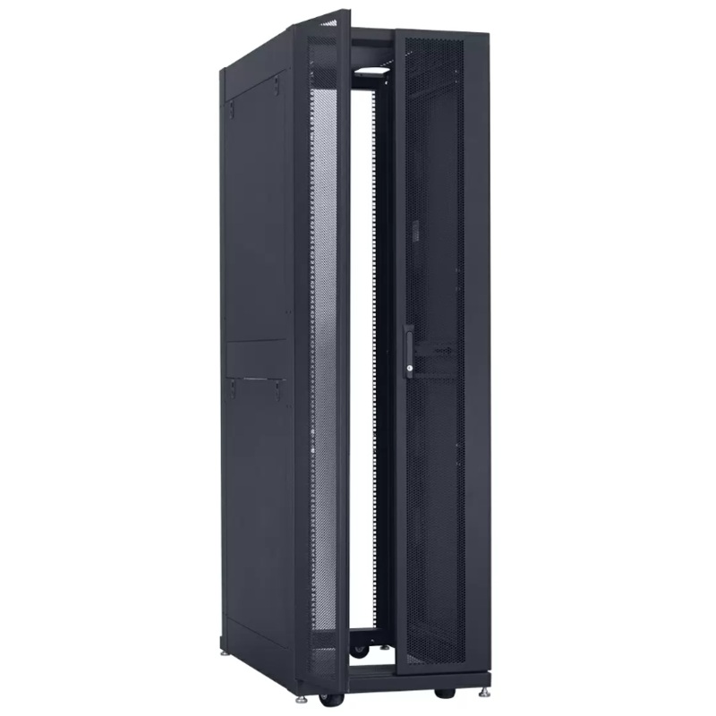 Lowell DAT31-4848-B Data Rack with Doors – 48U x 48″D