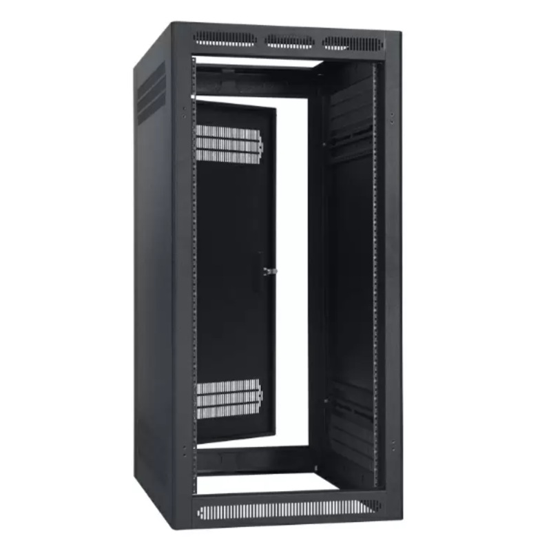 Lowell LER-2432 Enclosed AV Rack with Rear Door – 24U x 32″D