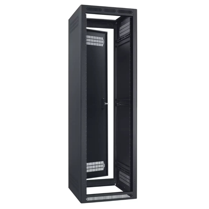 Lowell LER-4022 Enclosed AV Rack with Rear Door – 40U x 22″D