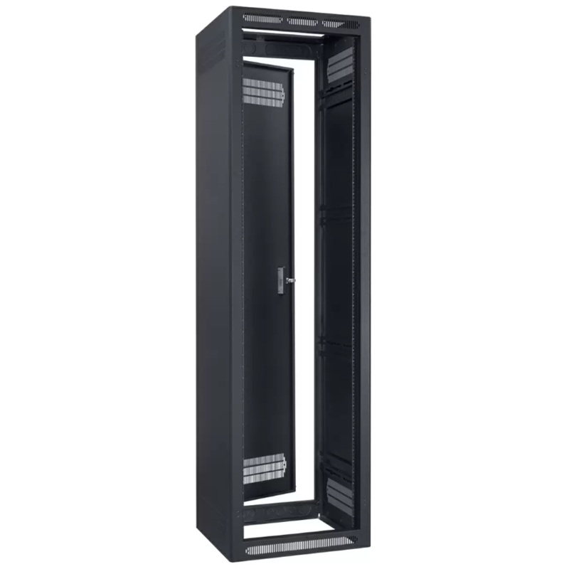 Lowell LER-4422 Enclosed AV Rack with Rear Door – 44U x 22″D