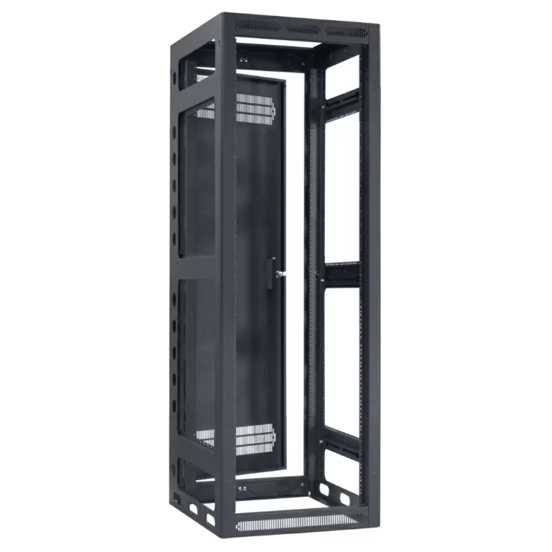 Lowell LGR-3527 Gangable AV Rack with Rear Door – 35U x 27″D