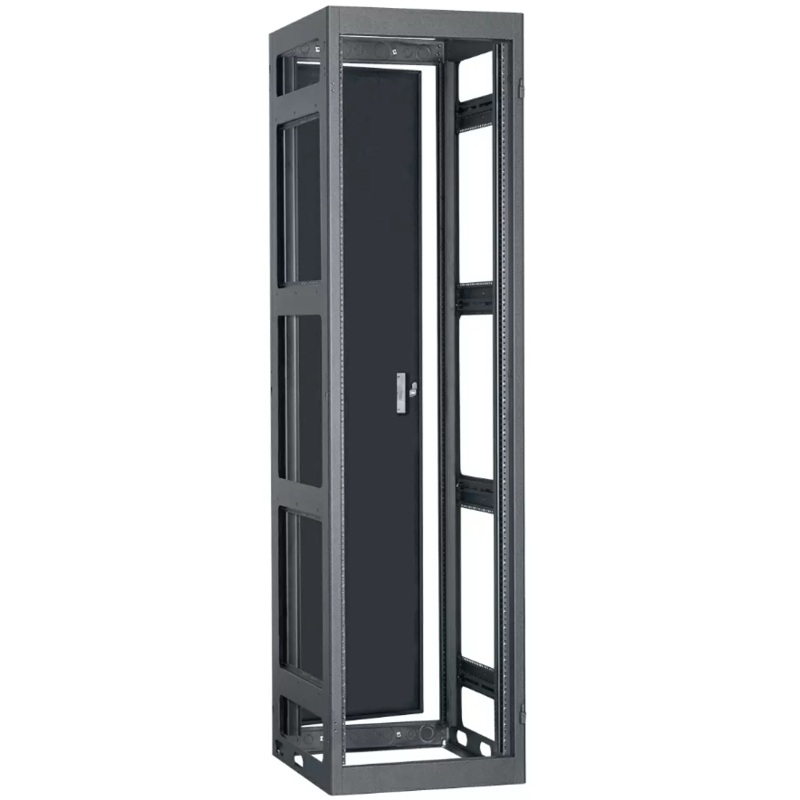 Lowell LGNR-4432 Gangable AV Rack with Rear Door – 44U x 32″D