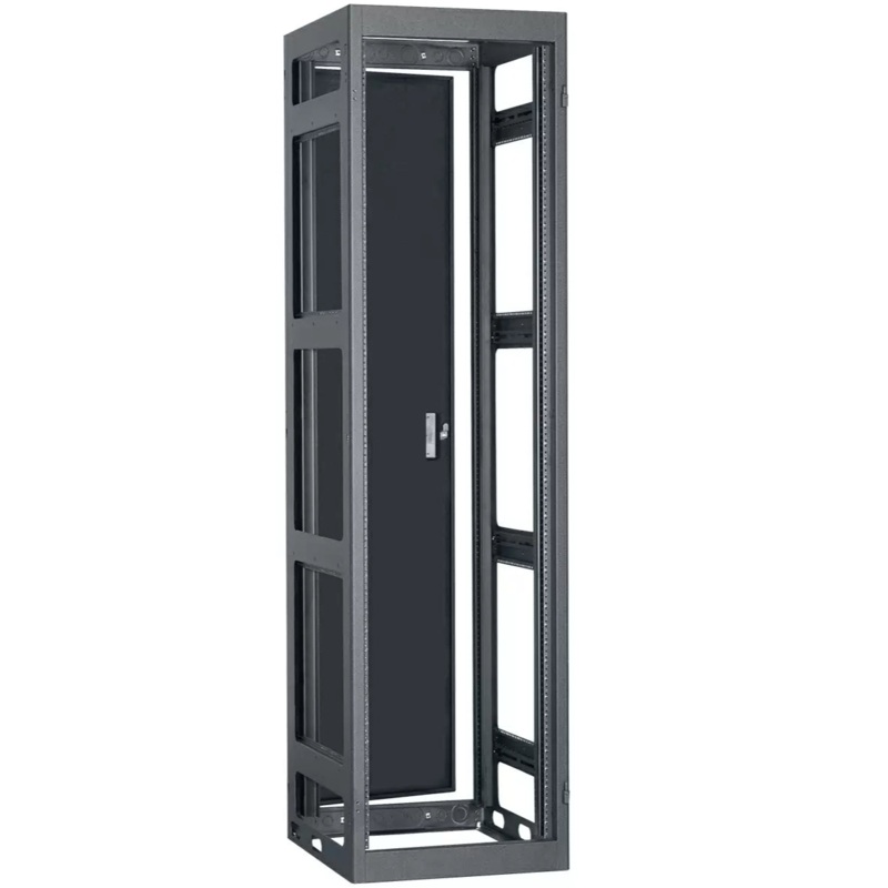 Lowell LGNR-4436 Gangable AV Rack with Rear Door – 44U x 36″D