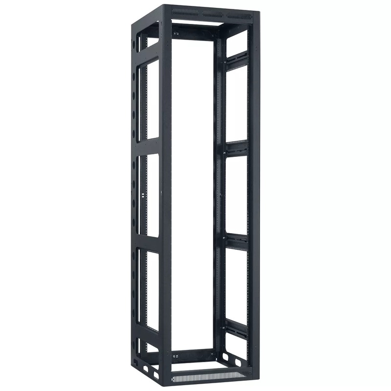 Lowell LGR-4427-LRD Gangable AV Rack Without Rear Door – 44U x 27″D
