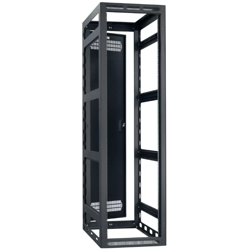 Lowell LGR-4436 Gangable AV Rack with Rear Door – 44U x 36″D