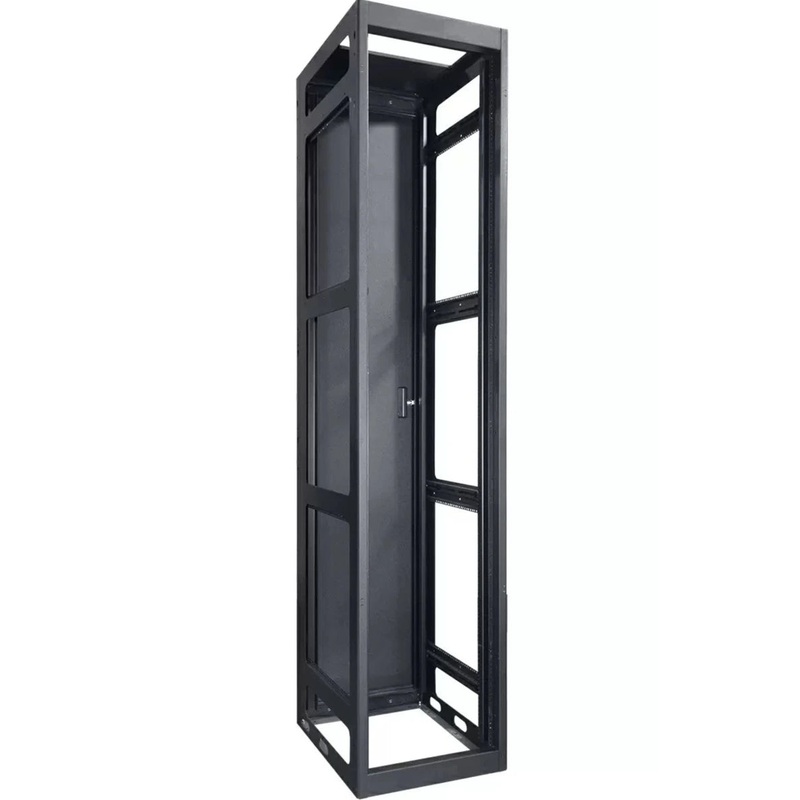 Lowell LGTR-5432 Gangable Rack with Rear Door – 54U x 32″D
