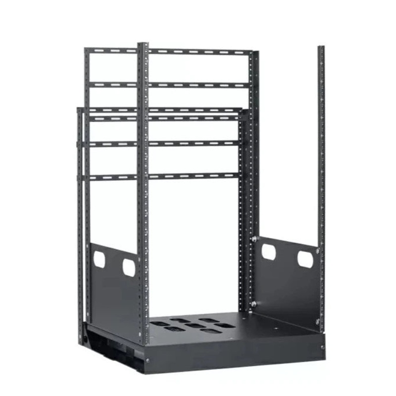 Lowell LPTR4-1619 Pull and Turn AV Rack – 16U x 19″D