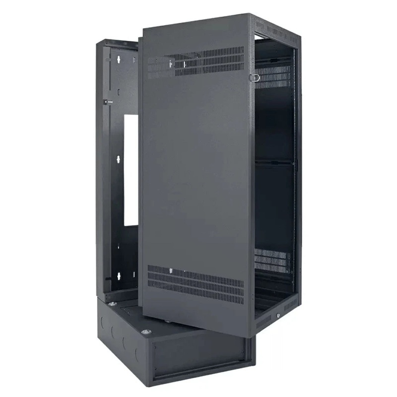Lowell LWBR-2432 Wall Mount Rack with Base – 24U x 32″D