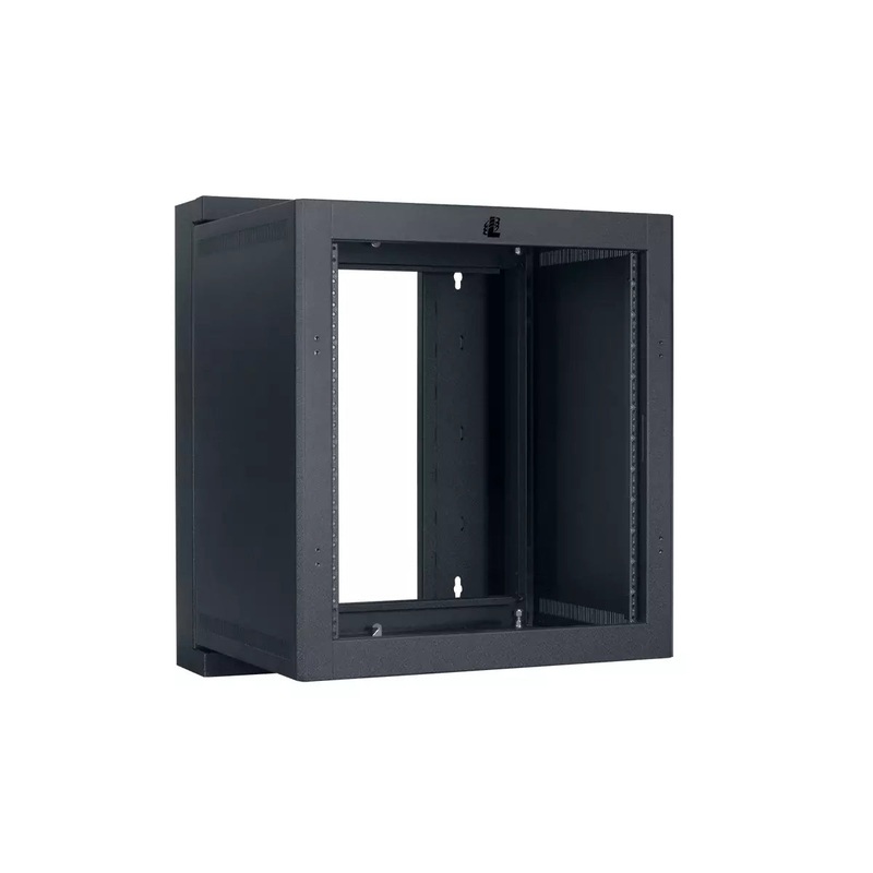 Lowell LWSR-1222 Swing Open Wall Mount AV Rack – 12U x 22″D