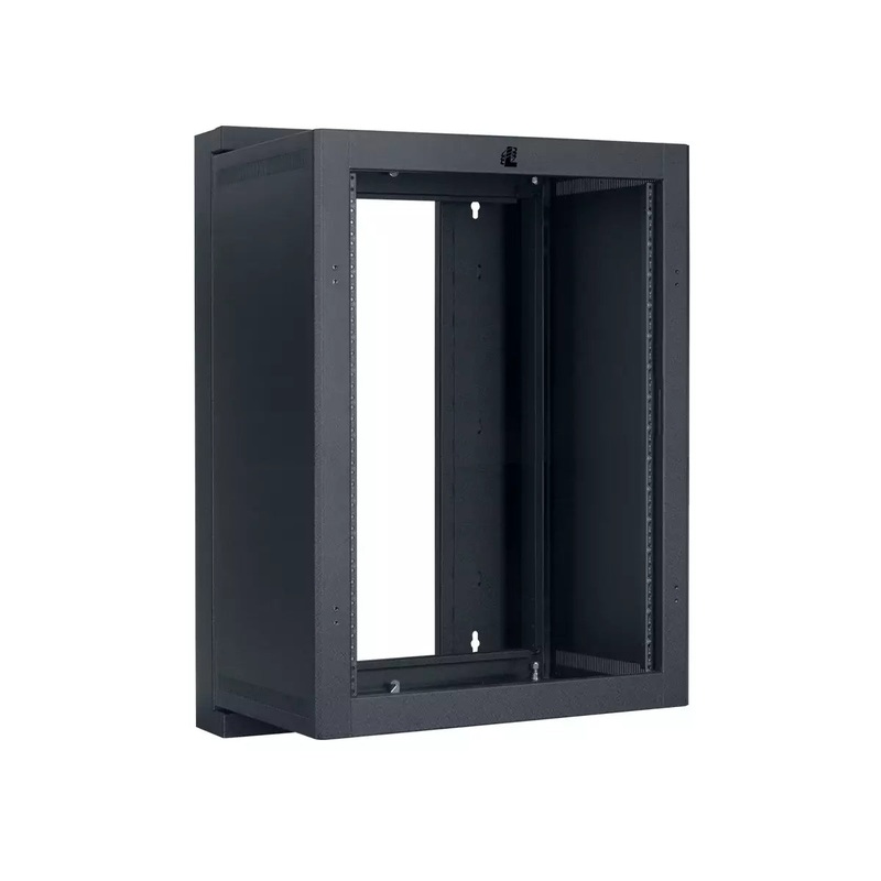 Lowell LWSR-1622 Swing Open Wall Mount AV Rack – 16U x 22″D
