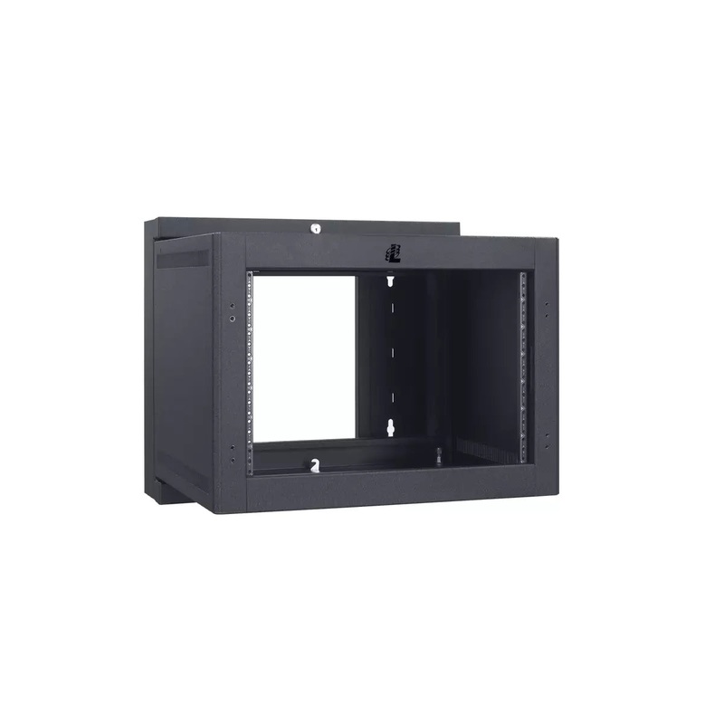 Lowell LWSR-722 Swing Open Wall Mount AV Rack – 7U x 22″D