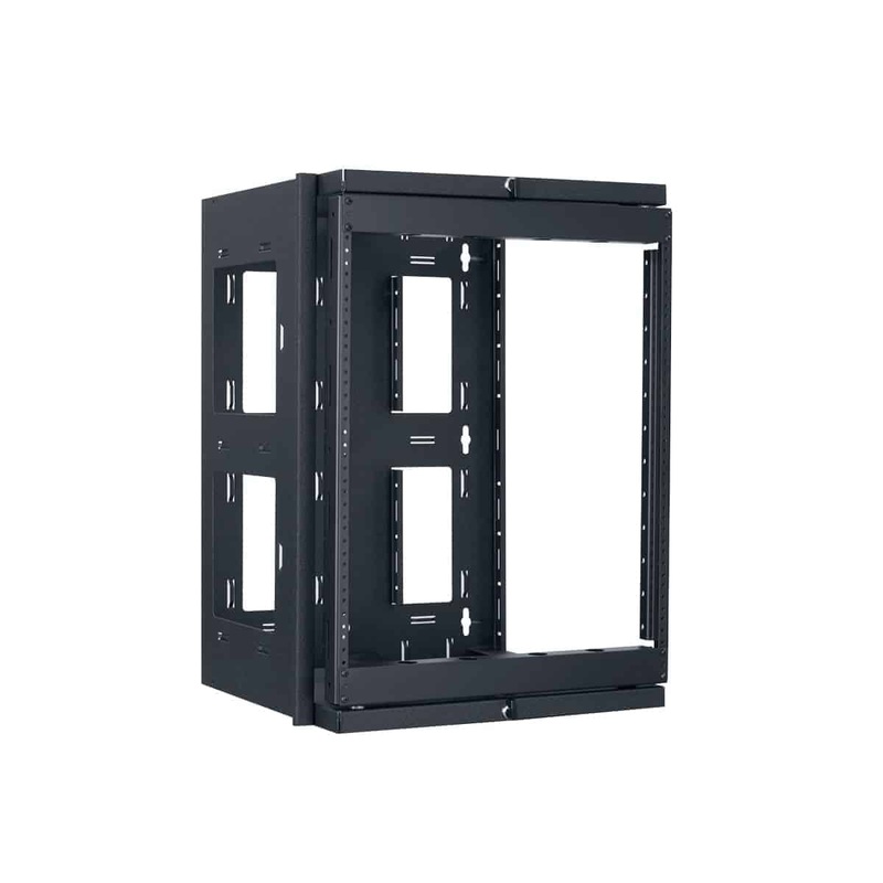 Lowell SGR-1218 Open Frame Wall Rack – 12U x 18″D