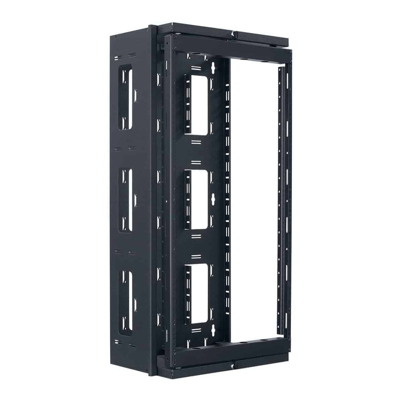 Lowell SGR-2012 Open Frame Wall Rack – 20U x 12″D