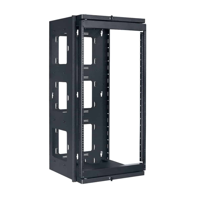 Lowell SGR-2018 Open Frame Wall Rack – 20U x 18″D