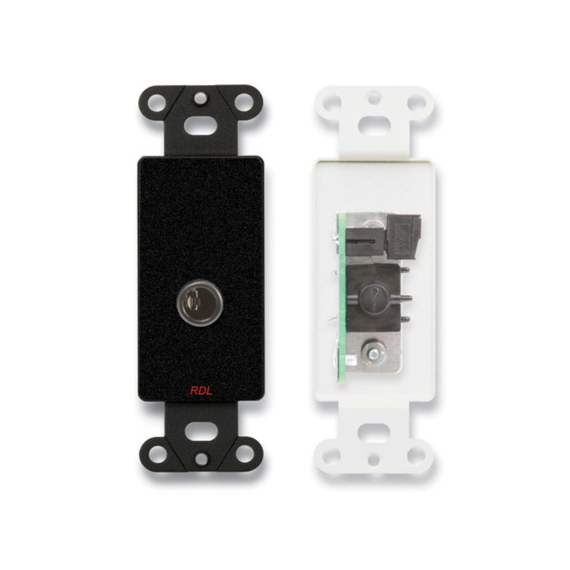 RDL DB-1/4F 1/4″ Phone Jack on Decora Wall Plate