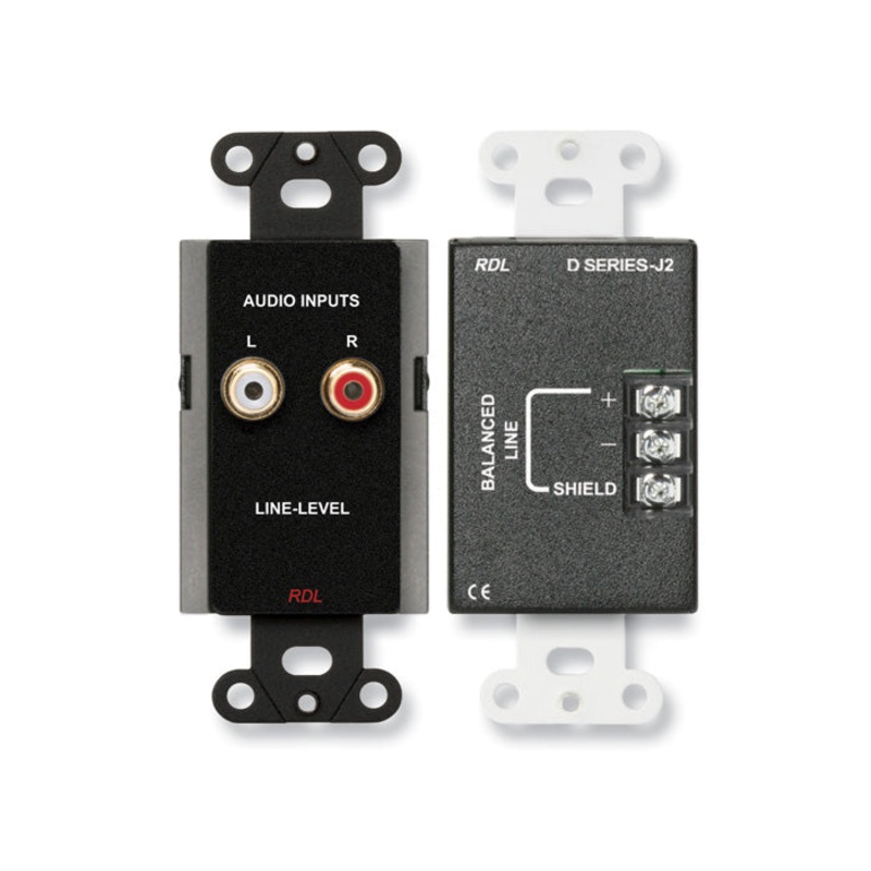 RDL DB-J2 Line Input Assembly (Black)