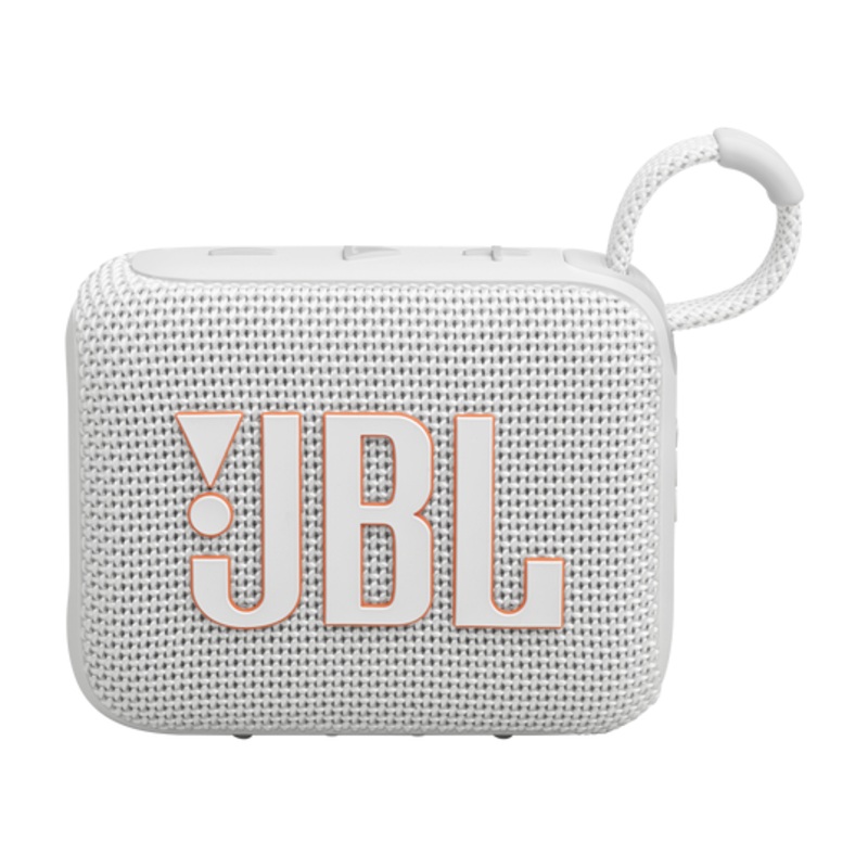 JBL GO 4 Ultra-Portable Bluetooth Speaker (White)