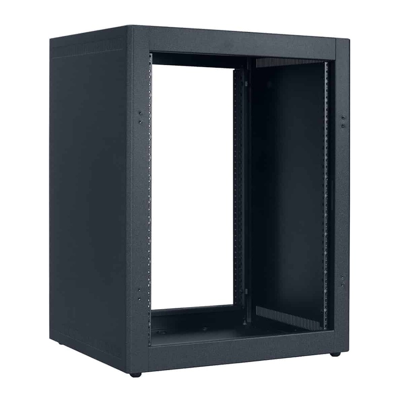 Lowell LDTR-1418 Desktop AV Rack – 14U x 18″D