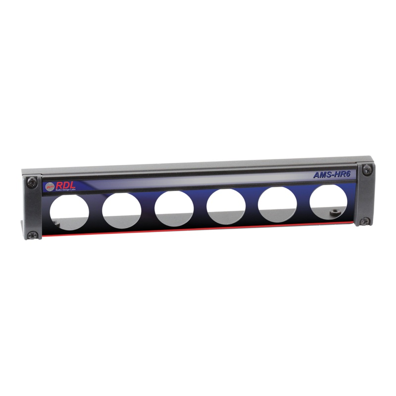RDL AMS-HR6 Mounting Panel for 6 AMS Accessories