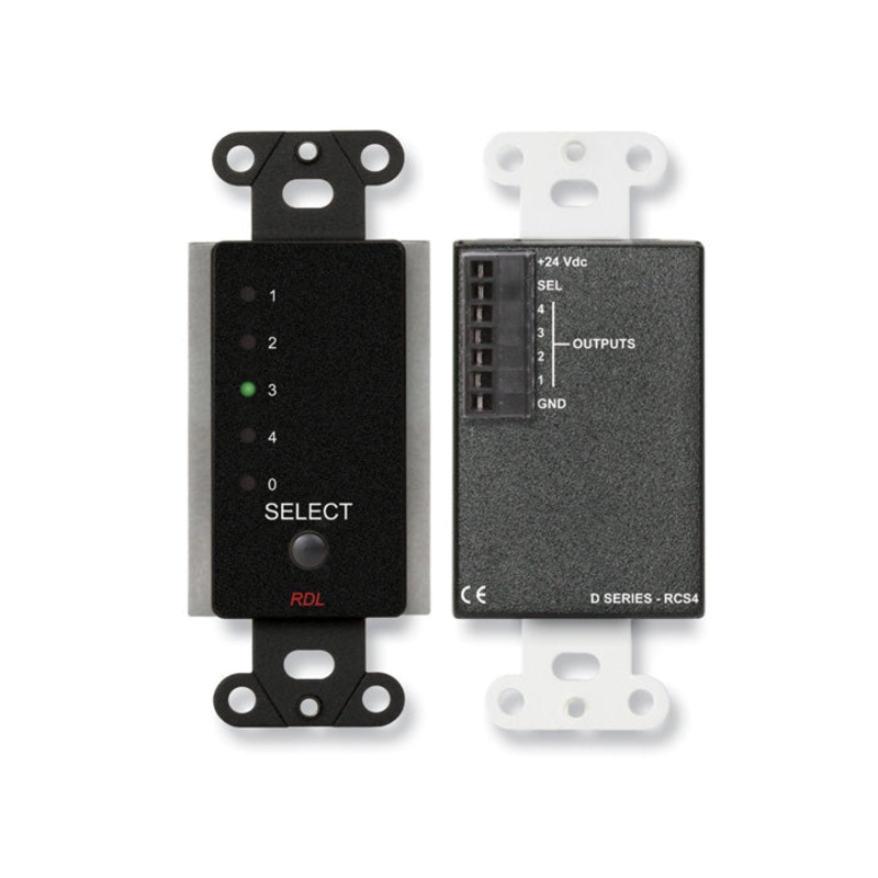 RDL DB-RCS4 4 Channel Remote Channel Selector for RU-SX4A