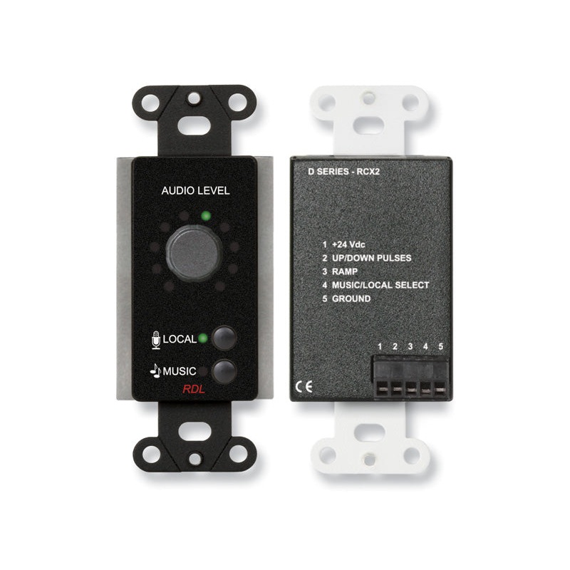 RDL DB-RCX2 Room Control Wall Plate for RCX-5C Room Combiner