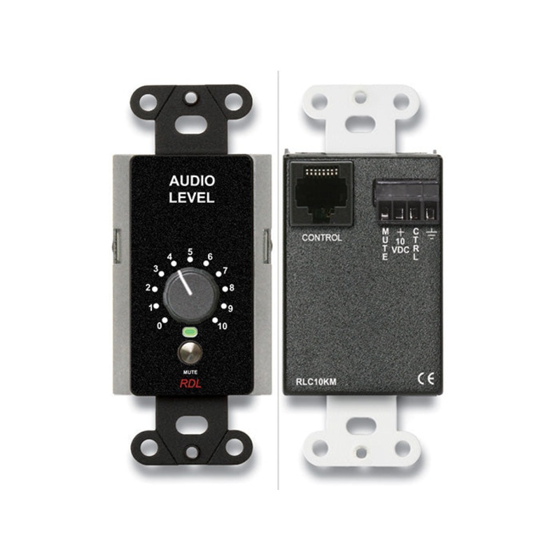 RDL DB-RLC10KM Remote Level Control Wall Plate with Mute Button