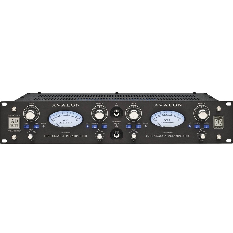 Avalon AD2022 Microphone Preamplifier (Black)