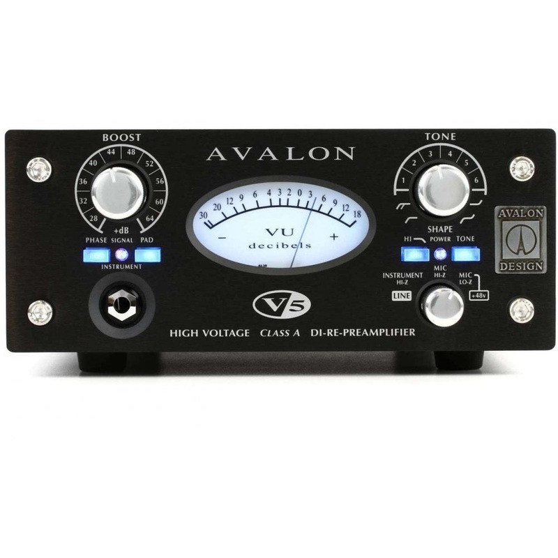 Avalon V5 Microphone Preamplifier (Black)