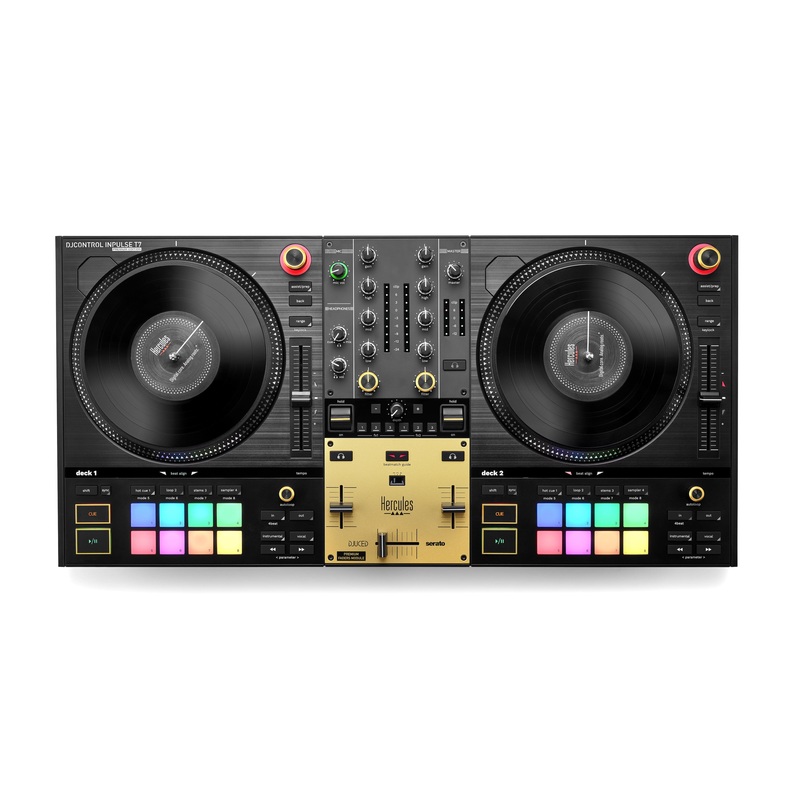 Hercules INPULSET7-PRM Premium Edition Motorized DJ Controller