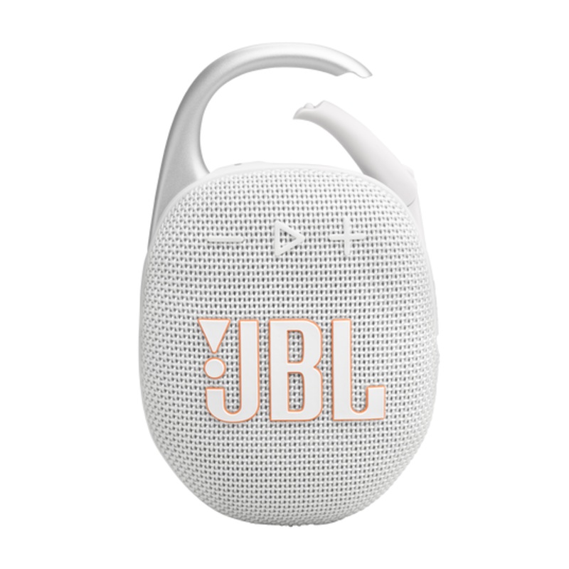 JBL CLIP 5 Ultra-Portable Bluetooth Speaker (White)