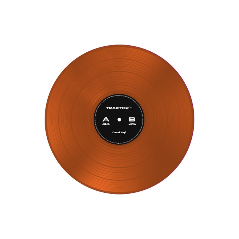 Native Instrument TRAKTOR Control Vinyl (Transparent Orange)