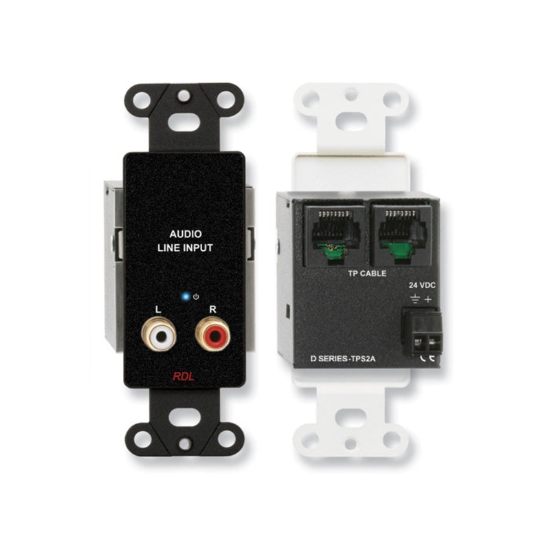 RDL DB-TPS2A Stereo RCA Jack Inputs
