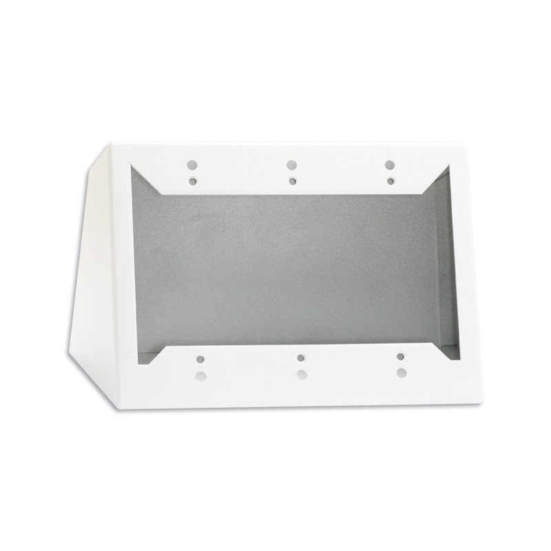 RDL DC-3W Wall Mounted Chassis for 3 Remote Control Wall Plates (White)