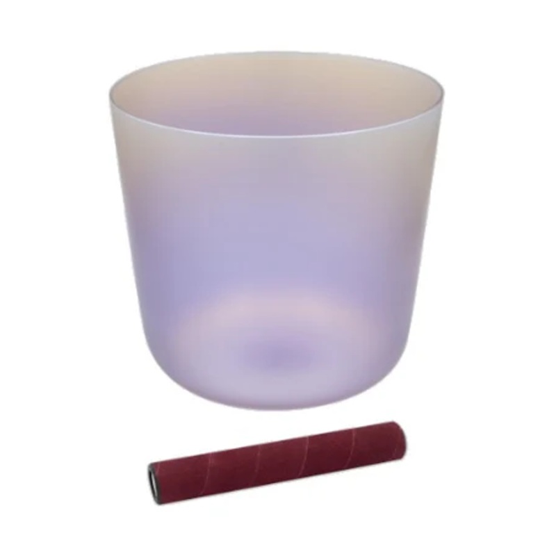 Sela INFINITY Crystal Singing Bowl (Light Purple) – 7″