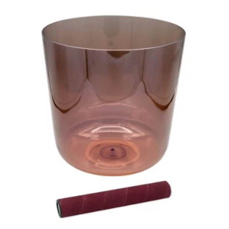 Sela INFINITY Crystal Singing Bowl (Orange) – 7.5″