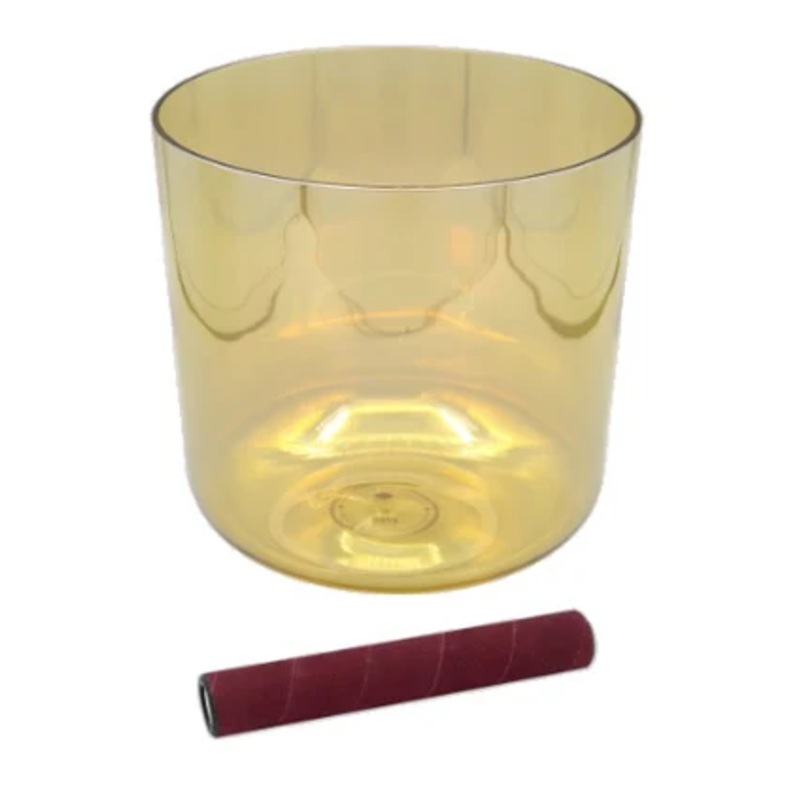 Sela INFINITY Crystal Singing Bowl (Yellow) – 6.25″