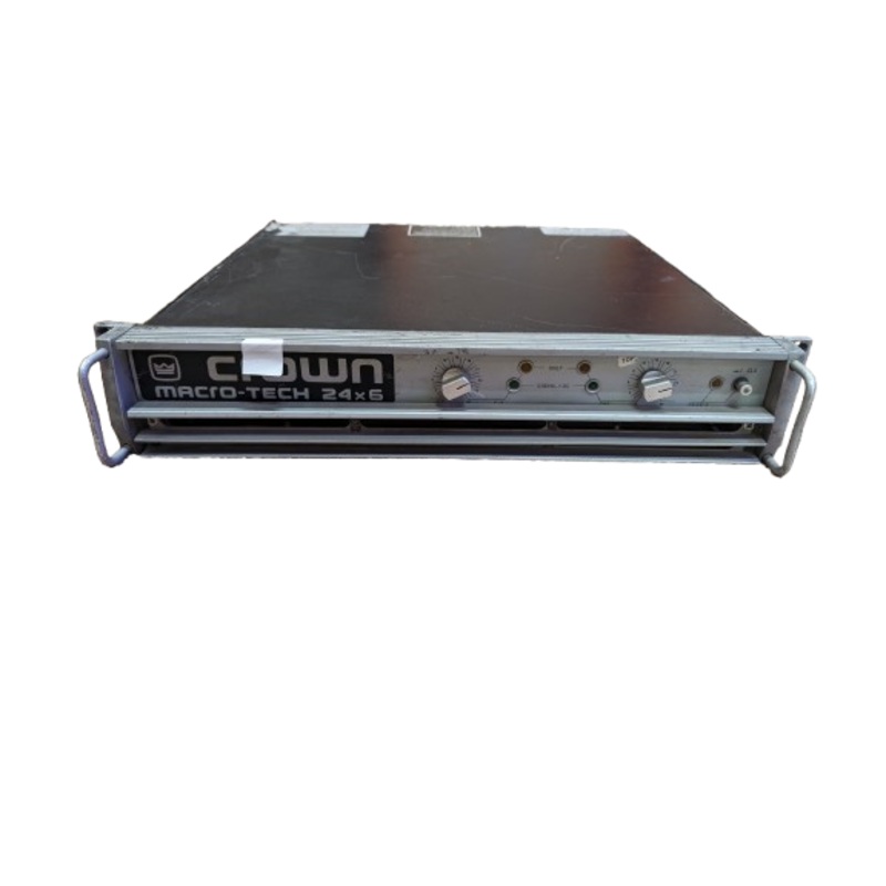 Crown MACRO-TECH 24×6 Power Amplifier (USED #1)