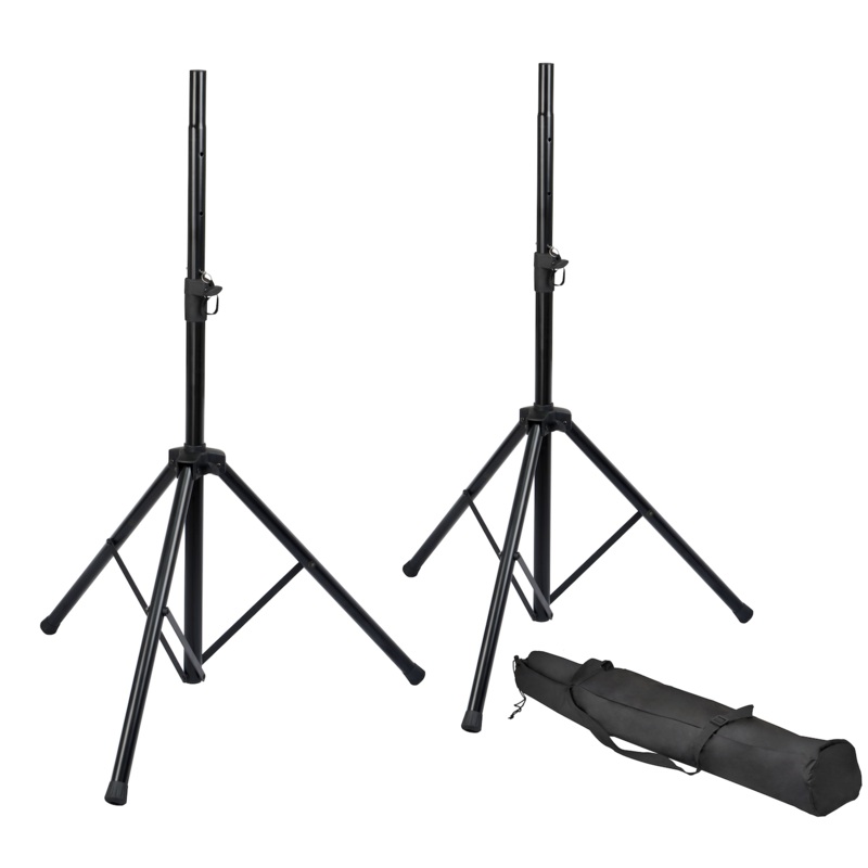 Gator Frameworks RI-SPKRSTDSET Pair of Rok-It Tripod Base Speaker Stands w/ Bag