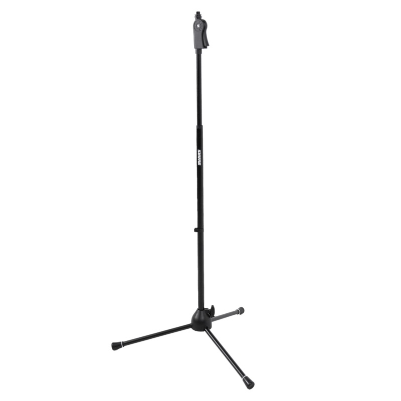 Gator SH-TRIPODSTANDDX Deluxe Tripod Mic Stand With Pistol Grip Clutch