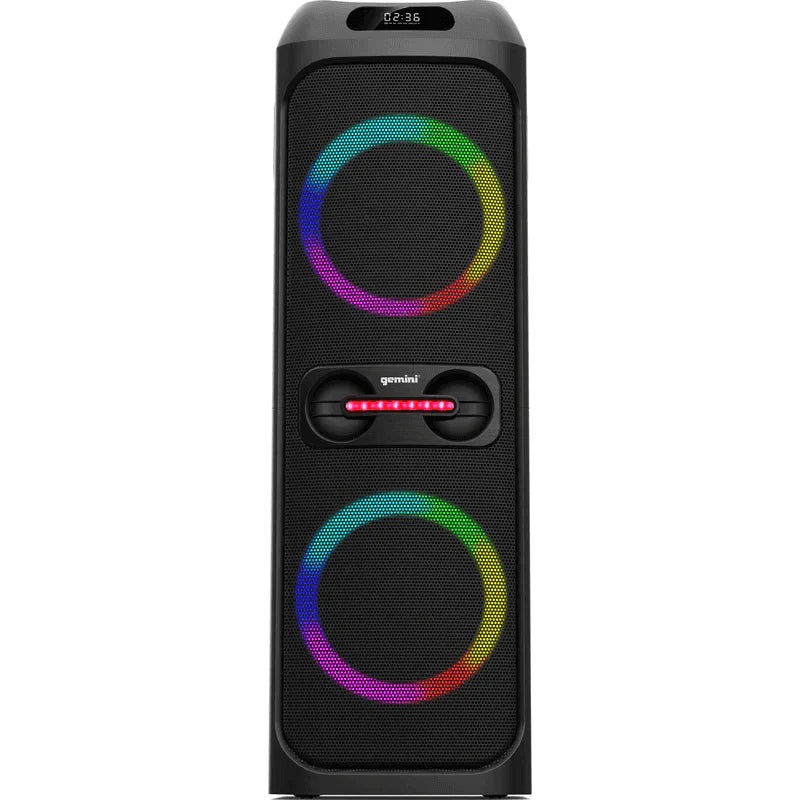 Gemini GHK-2800 Bluetooth Speaker System with LEDs