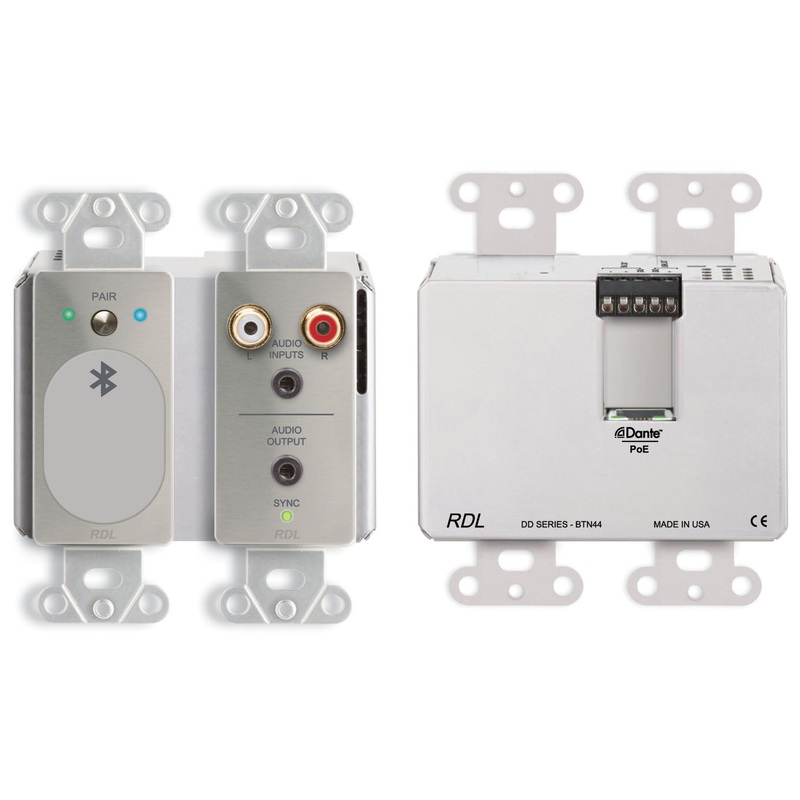 RDL DDS-BTN44 Wall Mounted Bi Directional Line Level Audio Input