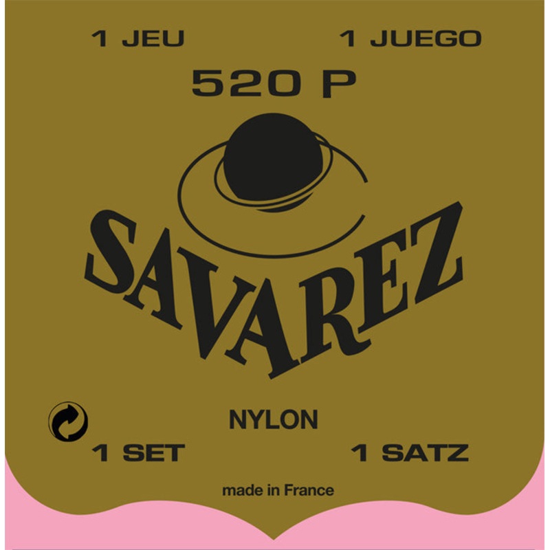 Savarez 520P Wound 2nd and 3rd/Red Card Basses HT Strings, Full Set