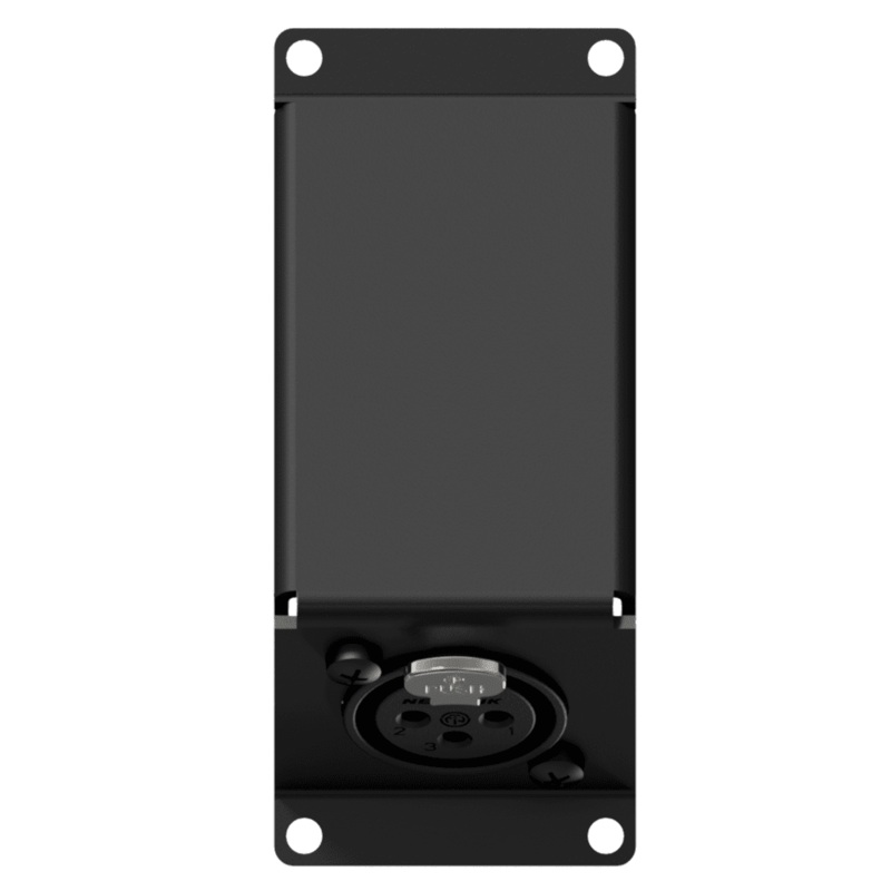 Caymon CASY123/B Angled Female XLR to 3 Pin Terminal Wall Plate